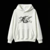 主图_2 Buzo con Capucha Algodón Estampado Caballo Fuego Diseño Oversize