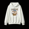 主图_2 Buzo con Capucha Algodón Estampado Good Luck Perro Lector Casual Moda