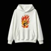 主图_2 Buzo con Capucha Algodón Estampado Fuego Cartoon Diseño Urbano Premium