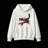 主图_2 Buzo con Capucha Algodón Estampado Gato Miwa Diseño Kawaii Casual