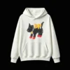 主图_2 Buzo con Capucha Algodón Estampado Lucky Perro Oso Diseño Kawaii