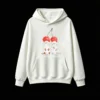 主图_2 Buzo con Capucha Algodón Estampado Gatos Cerezas Diseño Kawaii Trendy