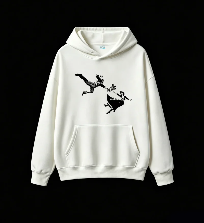 主图_2 Buzo con Capucha Algodón Estampado Urbano Diseño Deportivo Calidad