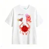 Remera Algodón Estampada Cangrejo Cóctel Signo Zodiacal