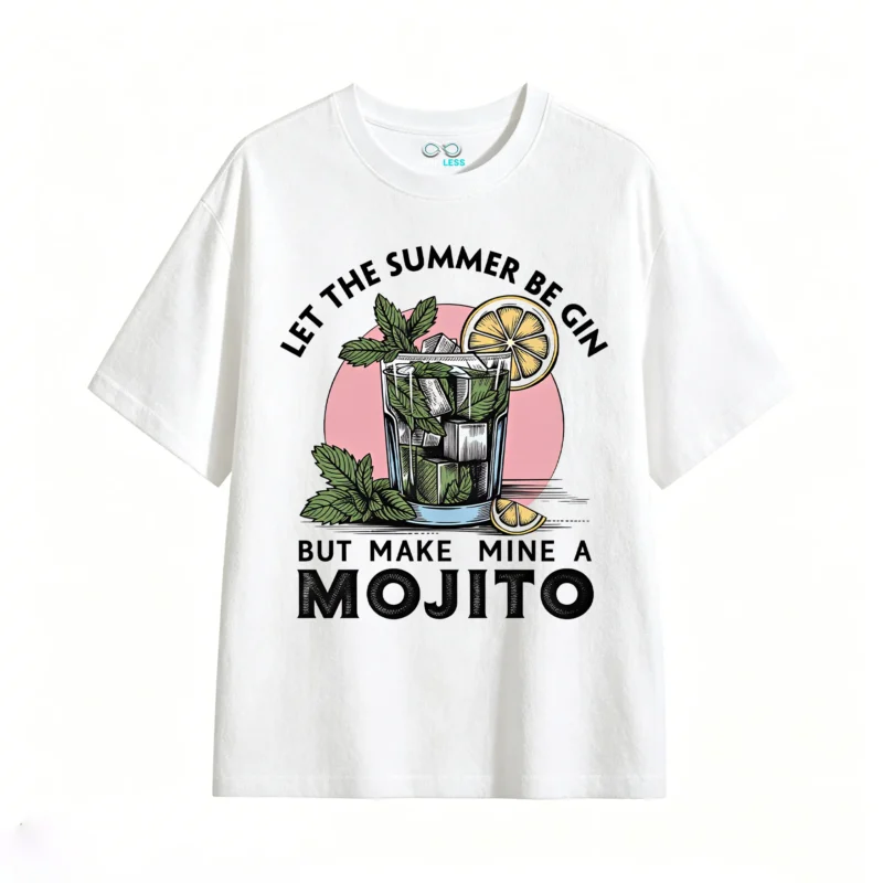 主图_2 Remera Algodón Estampada Mojito Verano Casual Premium