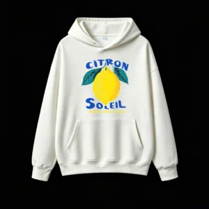 主图_2 Buzo con Capucha Algodón Estampado Limón Verano Citron Soleil Moda
