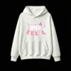 主图_2 Buzo con Capucha Algodón Estampado Dálmata Botas Rosa Casual Trendy