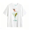 主图_2 Remera Algodón Estampado Martini Retro Diseño Vintage Casual