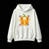 Buzo con Capucha Algodón Estampado Morrón Vegetal Diseño Original Kawaii