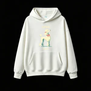 主图_2 Buzo con Capucha Algodón Estampado Poodle Vintage Diseño Exclusivo