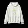 Buzo con Capucha Algodón Estampado Esqueleto Neon Diseño Urbano Oversize