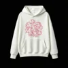 主图_2 Buzo con Capucha Algodón Estampado Cupido Flores Diseño Vintage Premium
