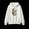 主图_2 Buzo con Capucha Algodón Estampado Monstruo Diseño Urbano Casual