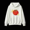 Buzo con Capucha Algodón Estampado Tomate Diseño Pop Art Casual