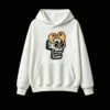 Buzo con Capucha Algodón Estampado Calavera Ojos Diseño Urbano Premium