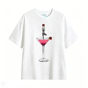 主图_2 Remera Algodón Yoga Cóctel Frutal Estampado Premium Calidad