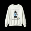 Sudadera Cuello Redondo Algodón Estampada Oso Selección Argentina Premium