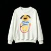 主图_2 Sudadera Cuello Redondo Algodón Estampado Perro Dibujo Diseño Trendy Premium