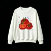 主图_2 Sudadera Cuello Redondo Algodón Estampado Tomates Frescos Diseño Casual Premium