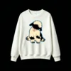 主图_2 Sudadera Cuello Redondo Algodón Oveja Estampado Kawaii Diseño Oversize Premium