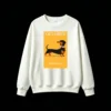 Sudadera Cuello Redondo Algodón Estampado Perro Salchicha Dachshund Premium