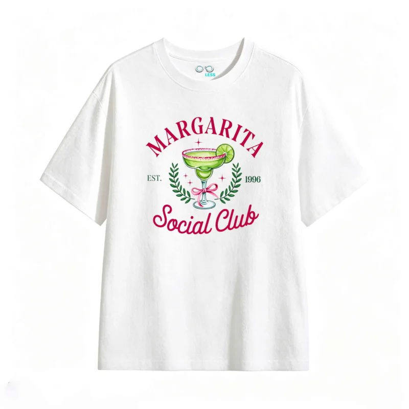 主图_2 Remera Margarita Social Club Estampada Algodón Premium Moda