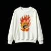 主图_2 Sudadera Cuello Redondo Algodón Estampado Fuego Cartoon Diseño Urbano Premium