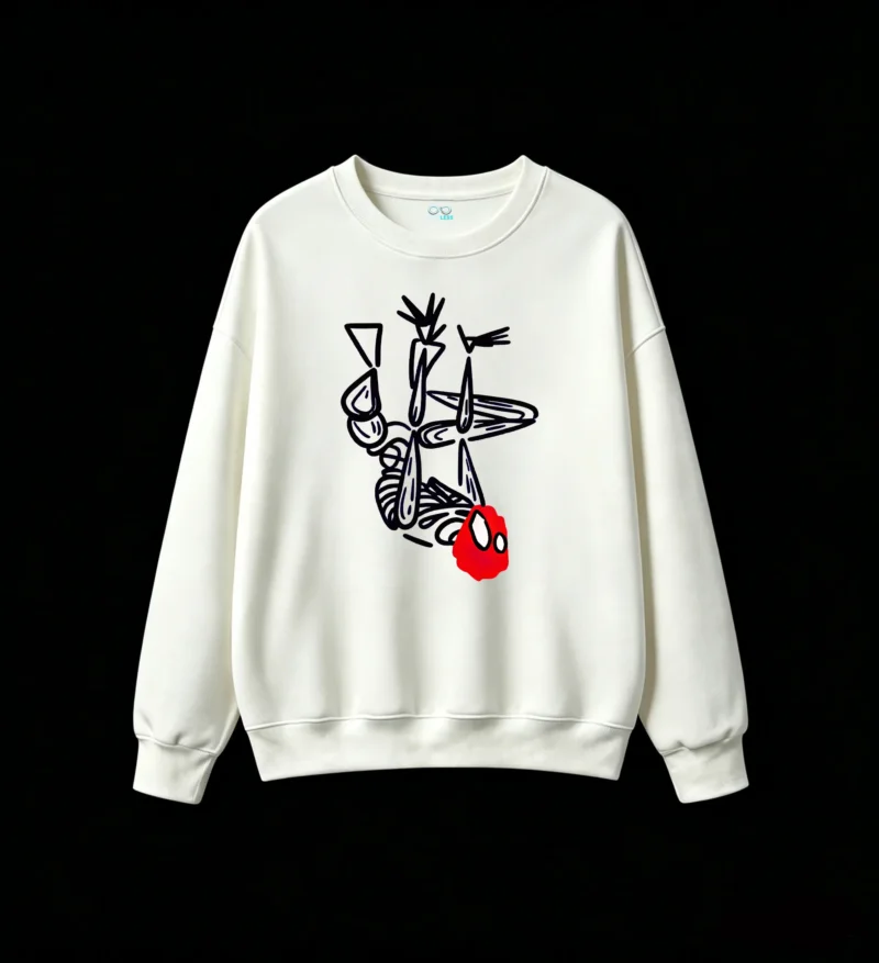 Sudadera Cuello Redondo Algodón Estampado Spiderman Superhéroe Urbano Top