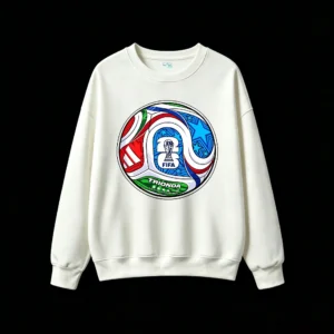 主图_2 Sudadera Cuello Redondo Algodón Estampada Mundial 2026 Diseño Fútbol Premium