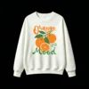 主图_2 Sudadera Cuello Redondo Algodón Estampado Naranjas Diseño Vintage Verano