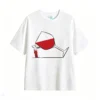 主图_2 Remera Algodón Premium Estampada Diseño Vino Minimalista
