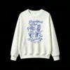 主图_2 SSudadera Cuello Redondo Algodón Estampada Gatos Diseño Picnic Casual Oversize