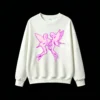 Sudadera Cuello Redondo Algodón Estampado Fairy Aesthetic Y2K Oversize Top