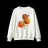 Sudadera Cuello Redondo Algodón Estampado Tomates Diseño Pop Art Original