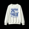 Sudadera Cuello Redondo Algodón Estampa California Playa Verano Casual Moda