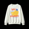 主图_2 Sudadera Cuello Redondo Algodón Estampada Bananas Wild Diseño Retro Casual