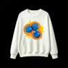 Sudadera Cuello Redondo Algodón Estampado Arándanos Arte Pop Casual Verano