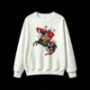 Sudadera Cuello Redondo Algodón Estampado Napoleón Arte Psicodélico Premium