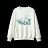 Sudadera Cuello Redondo Algodón Estampado Perro Doodle Diseño Casual Premium