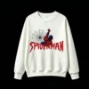 BUZO CUELLO REDONDO UNISEX SPIDERMAN, ESTAMPADO DOBLE FRENTE Y ESPALDA, ESTILO CÓMIC CLÁSICO