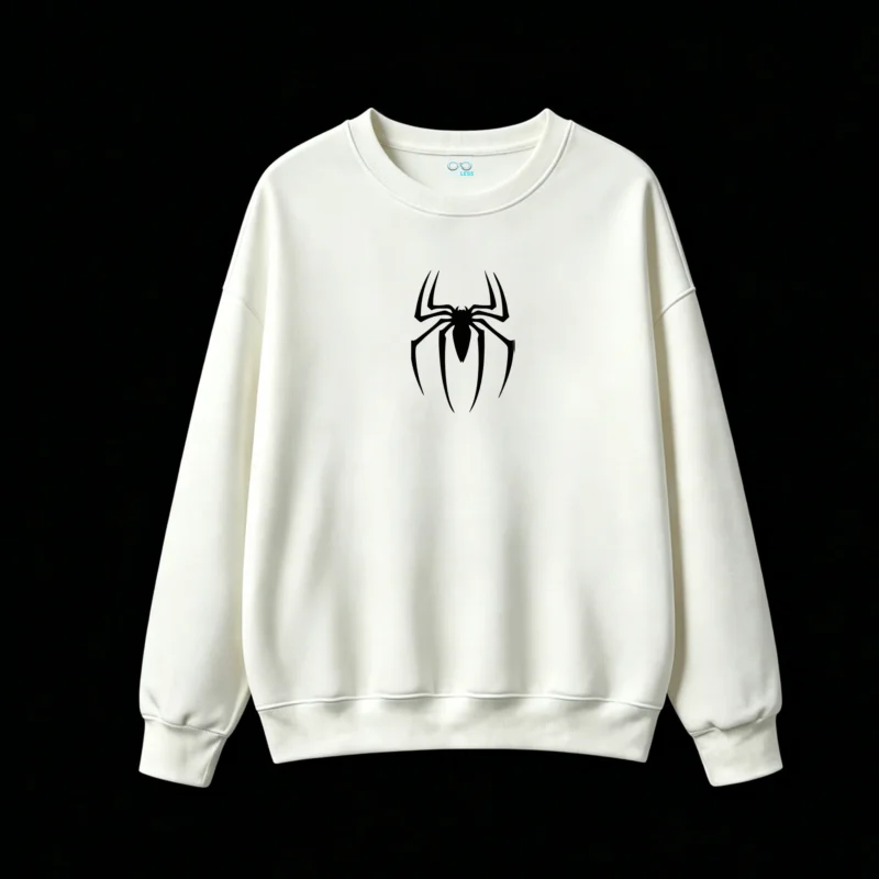 SUDADERA SIN CAPUCHA ESTAMPADO DOBLE DE SPIDER-MAN ESTILO CÓMIC AMERICANO