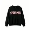 SUDADERA CUELLO REDONDO SPIDER-MAN DOBLE ESTAMPADO TRAZO CÓMIC UNISEX