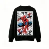 SUDADERA SIN CAPUCHA ESTAMPADO DOBLE DE SPIDER-MAN ESTILO CÓMIC AMERICANO
