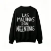 BUZO CUELLO REDONDO UNISEX DOBLE ESTAMPADO LAS MALVINAS SON ARGENTINAS