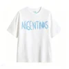 REMERA DE ALGODÓN DOBLE ESTAMPADO CON LEYENDA LAS MALVINAS SON ARGENTINAS