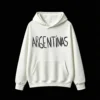 连帽白正面展示 BUZO CON CAPUCHA UNISEX DOBLE ESTAMPADO LAS MALVINAS SON ARGENTINAS