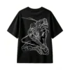 黑t背面展示 CAMISETA MANGA CORTA SPIDER-MAN | DOBLE IMPRESIÓN TRAZO DE CÓMIC