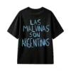 REMERA DE ALGODÓN DOBLE ESTAMPADO CON LEYENDA LAS MALVINAS SON ARGENTINAS