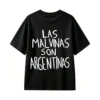 REMERA DE ALGODÓN UNISEX DOBLE ESTAMPADO LAS MALVINAS SON ARGENTINAS